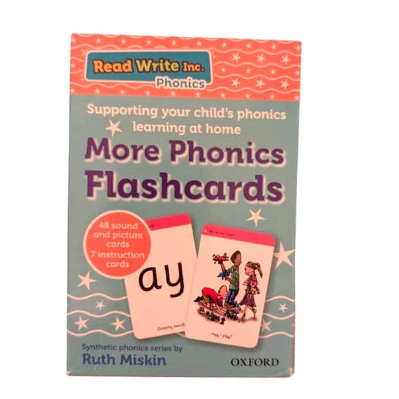Read Write Inc. Phonics Home More Phonics Flashcards by Ruth Miskin - Picture 1 of 2